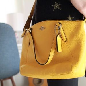 Mustard crossbody bag